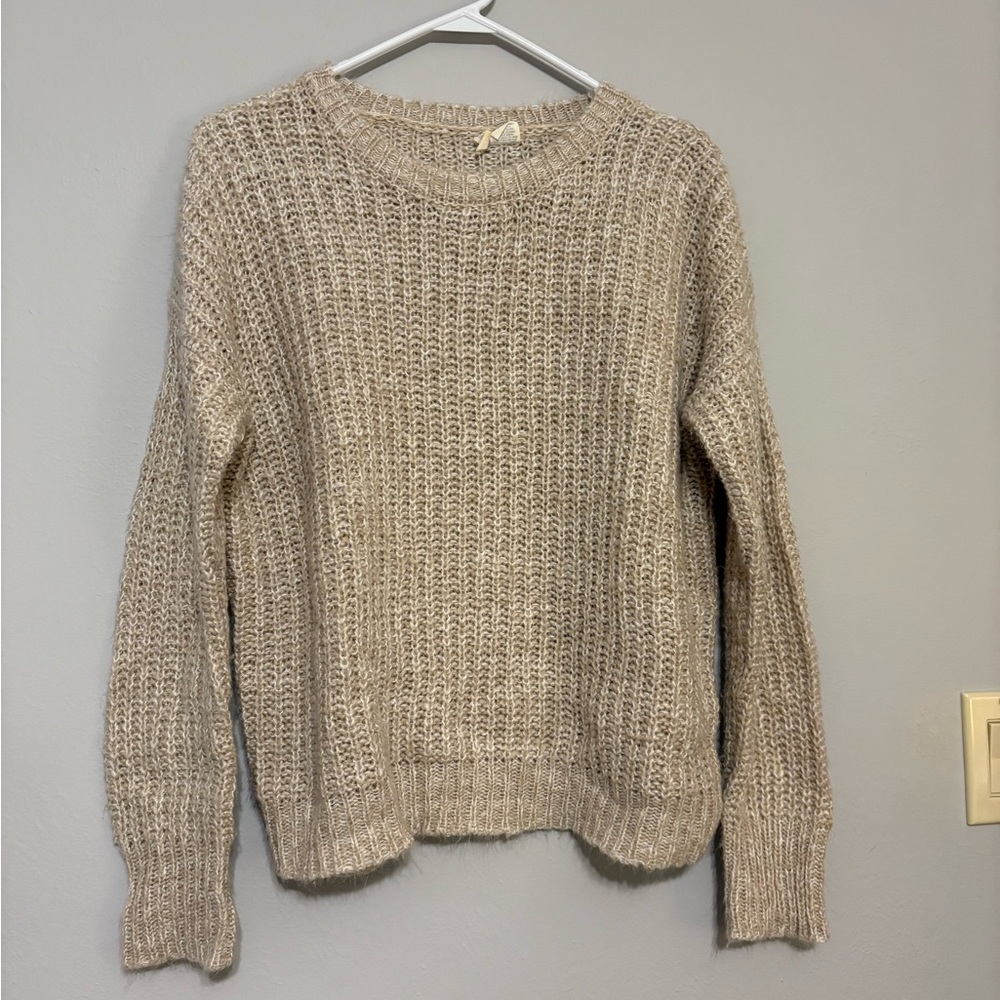 Soft Knit Sweater in Cream